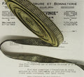 Gold Metallic/Black Greek Key Galloon Trim