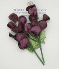 2 Sprays Purple Velvet Grapes