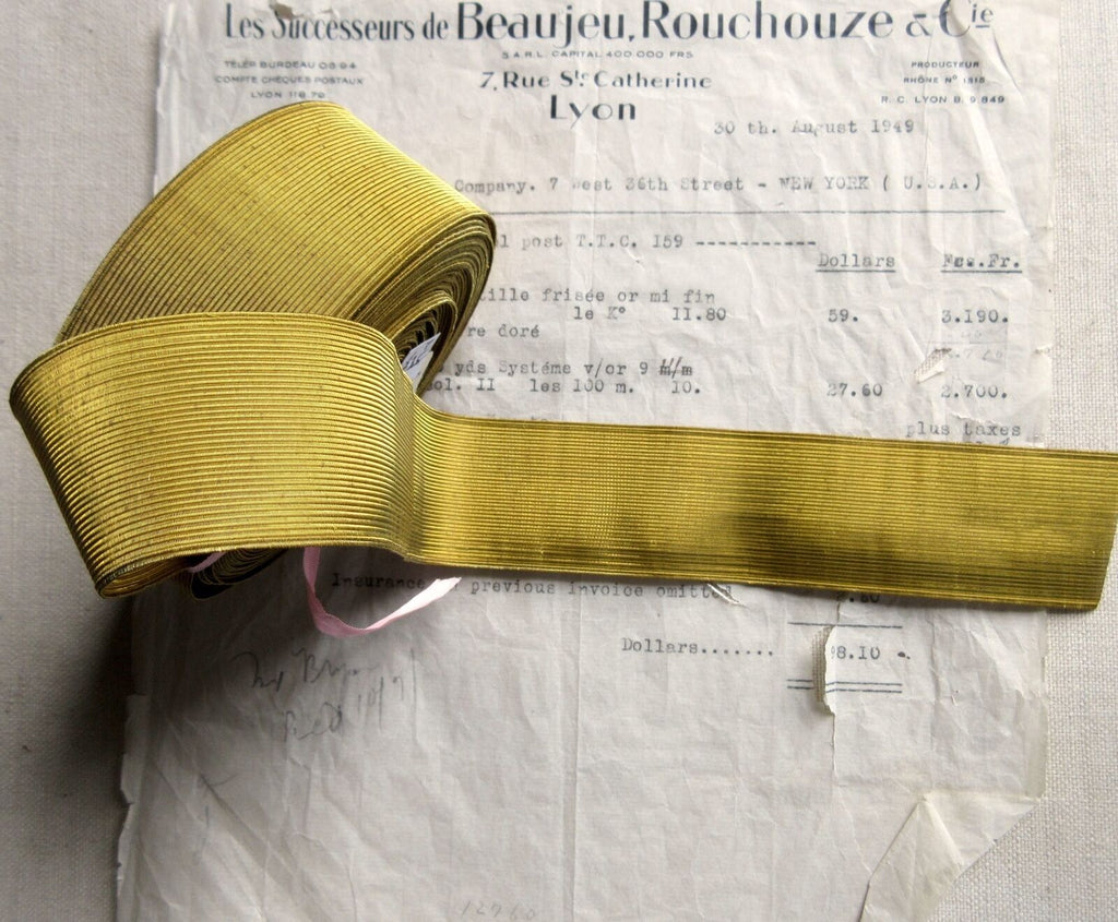 Gold Military Metallic Wire Trim 2 sizes