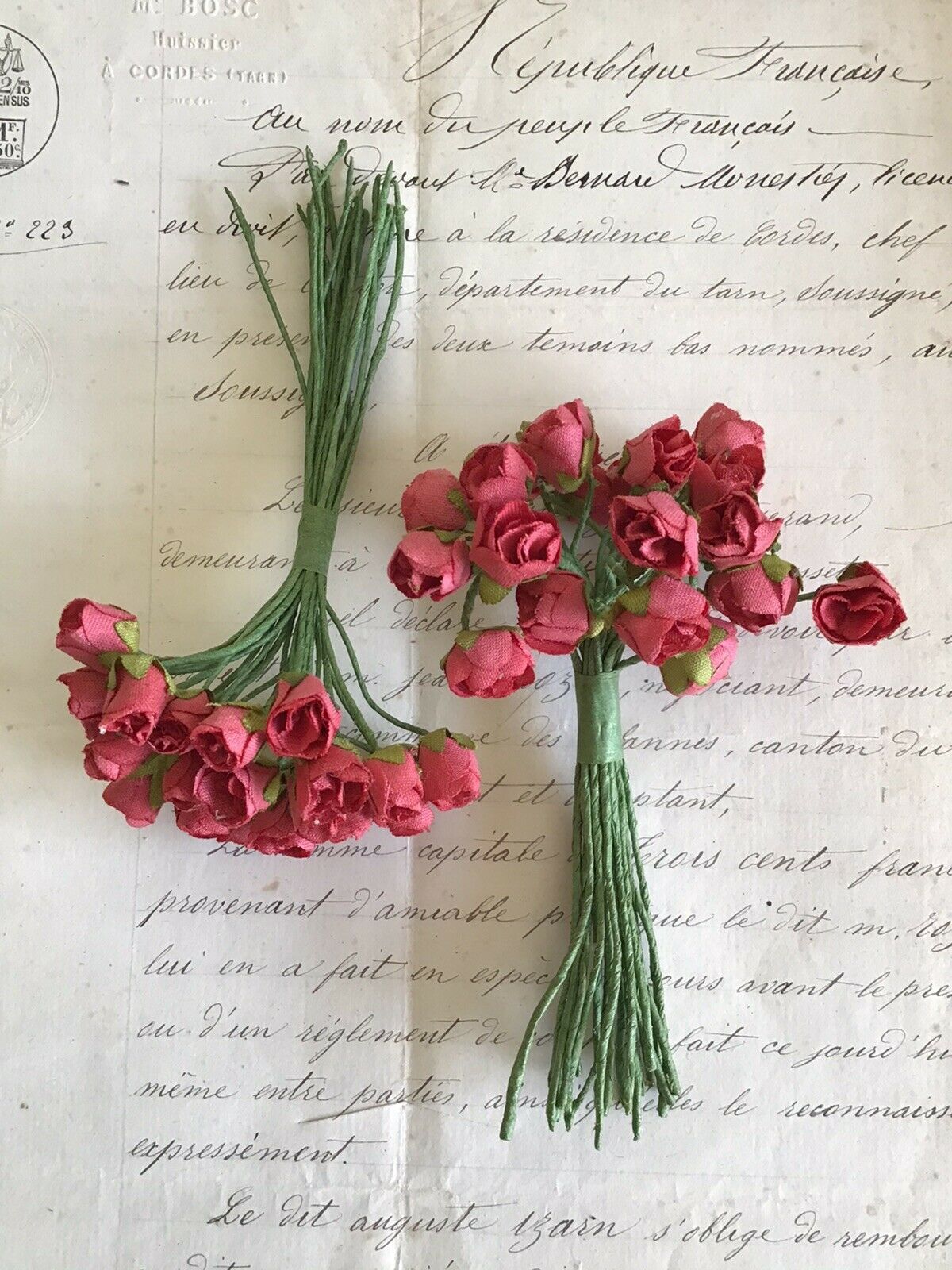 2 Bunches Red Roses