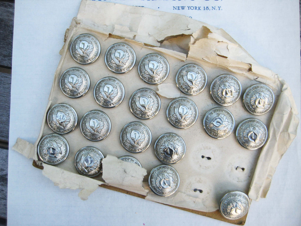 Knights of Pythias Button 4 pcs